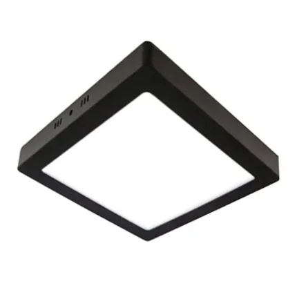 24w Sıva Üstü Kare Panel Led Siyah